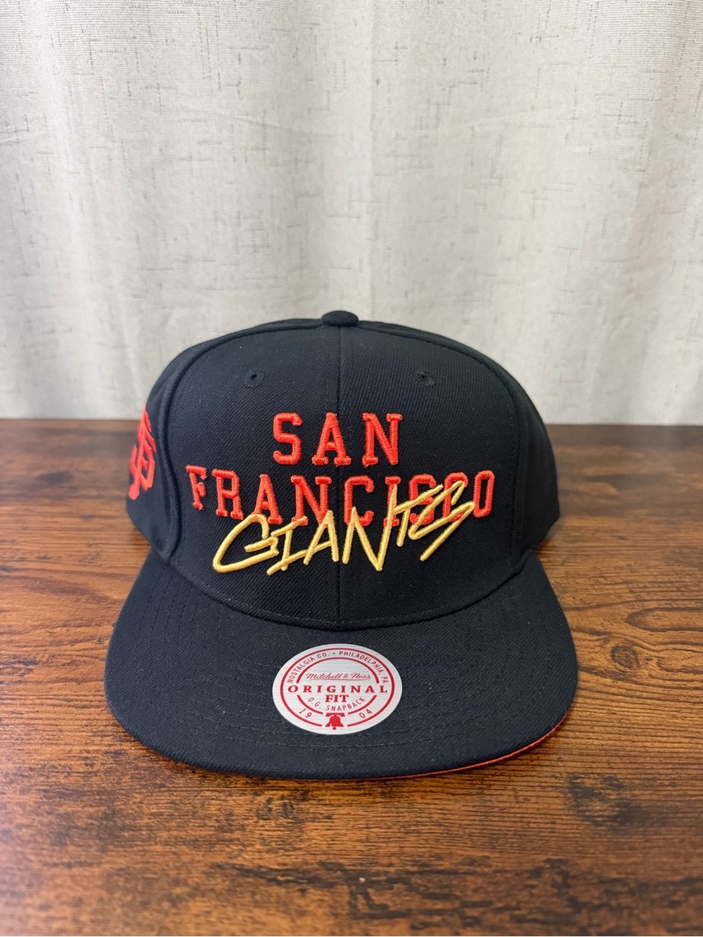 Mitchell & Ness San Francisco Giants Black Snapback Hat